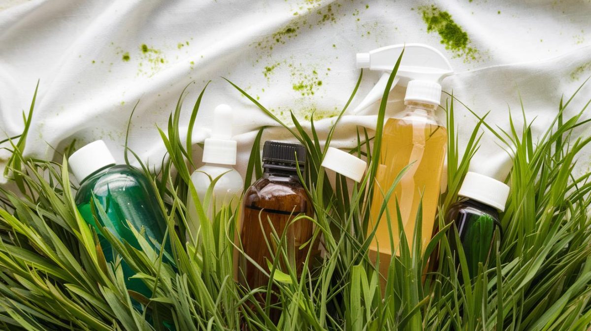 Des trucs de nettoyage pour se débarrasser des taches d'herbe sur les vêtements